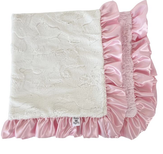 Personalized Pink Blanket