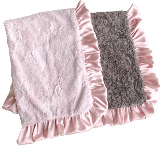 Personalized Dusty Rose Blanket