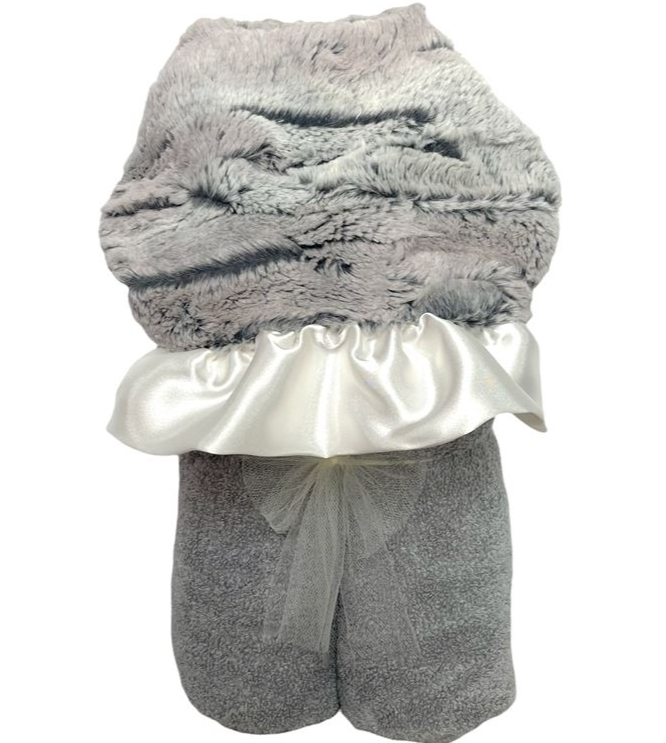 Personalized Snow Fox Hooded Towel