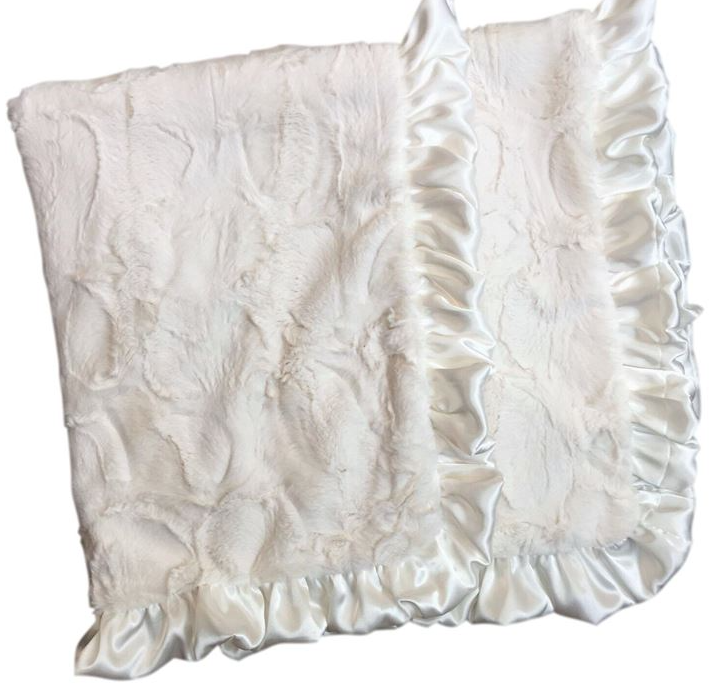 Personalized Ivory Blanket